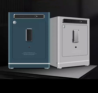 Coffres-forts intelligents AL-A1Series avec intérieur en cuir, fonction Wifi, accès par empreinte digitale et mot de passe, système d'alarme électronique