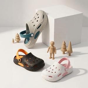 OLICOM Nouvelle conception Sabots pour enfants avec logo personnalisé <span class=keywords><strong>en</strong></span> EVA, écologiques, imperméables, légers et antidérapants pour l'été, l'école et la marche <span class=keywords><strong>en</strong></span> extérieur - Product Image 1