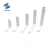 Attache d'angle en métal Zuogang, support en L plat pour meubles, finition mate