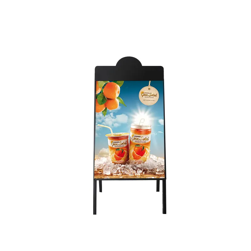 Eisen Rahmen Platz EINE Tafel Schuhe Werbung Tafel Bürgersteig Design Bord Print Logo Film Poster Stand