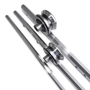 Rail de guidage léger <span class=keywords><strong>en</strong></span> V à haute précision <span class=keywords><strong>avec</strong></span> entraînement crémaillère pour un glissement fluide des petites machines d'automatisation - Product Image 1