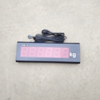 Indicateur de pesage en plastique Yaohua YHL-3 avec grand écran LED pour affichage extérieur, idéal pour les balances au sol, affichage 3 pouces