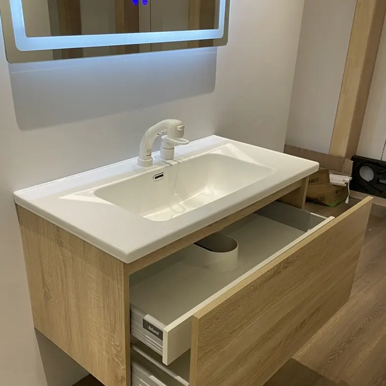 Tocador de baño de diseño moderno, lavamanos de estilo europeo, precio de mercado bajo