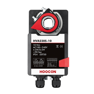 Actuador de Amortiguación General HOOCON HVA24S-10 10NM para Sistema HVAC, Actuador de Control de 24V con Interruptor de 2-SPDT, Certificado CE - Product Image 6