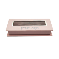 Boîte magnétique d'emballage en papier exquis rose Offre Spéciale avec logo personnalisé pour faux cils