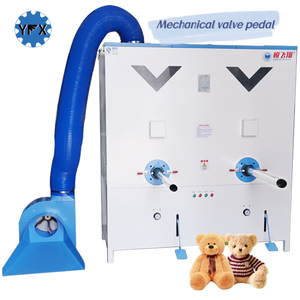 Factory price automatic double head plush toy stuffing machine Industry Fiber filling machine