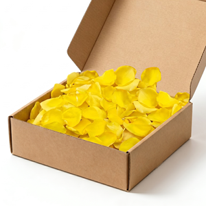 Vente d'usine : Pétales de fleurs naturelles parfumées, biologiques et préservées, faits à la main, pour le Nouvel An chinois, Noël, boîte carrée 10g, mariage - Product Image 2