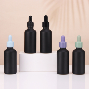 Tại chỗ mờ đen chống ánh sáng thủy tinh nhỏ giọt Chai Phân phối ánh sáng sang trọng tinh dầu tinh chất chai rỗng vật liệu đóng gói - Product Image 3