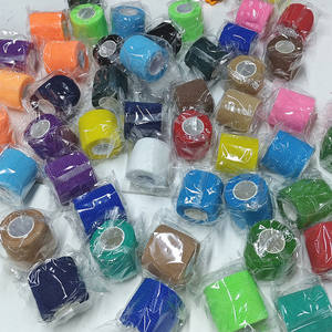 2 inç dokunmamış elastik yapışkan bandajlar kendinden yapışkanlı futbol kavrama çorap bant atletik spor bant Vet Wrap - Product Image 1