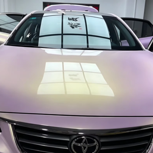 Película de Vinilo PET Dorada Super Brillante para Envoltura de Autos, 7.5mil, Protección Anti-Rayones, Tecnología de Reparación Térmica, Vinilo TPU Premium - Product Image 1