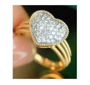 Bague Cœur Gravée Personnalisée Xinfly pour Maman - Commande en Gros avec Coffret Cadeau Gratuit - Fournisseur en Gros - Product Image 1