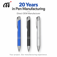 Stylos à bille métalliques personnalisés pour les agences de marketing et les organisateurs d'événements