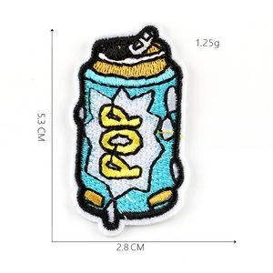 Tùy Chỉnh Rượu Đồ Uống Mềm Nước Giải Khát Bia Sprite Saki Rượu Vang Bia Ấm Đun Nước Cốc Cà Phê Máy Sữa Chai Sắt Trên Thêu Vá - Product Image 5