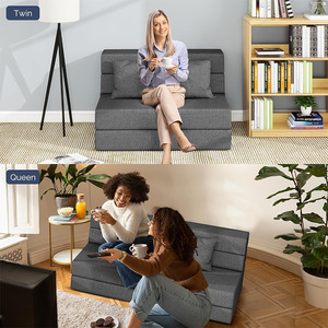 Multifunctional Folding Foam <b>Sofa</b> <b>Bed</b> <b>Single</b> Size High Density Mattress For Home Living Room Use - Product Image 3