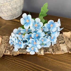 Bouquet de fleurs artificielles de <span class=keywords><strong>bégonia</strong></span> de haute qualité à 5 têtes, 32 cm, diamètre 5 cm, pour mariages, décoration intérieure, cadeau - Product Image 6