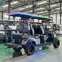 Voiturette de golf électrique Robetaa 6 places à batterie au lithium pour l'entretien des fermes, des terres et des jardins – Vente directe usine