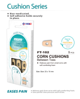Nouveau design Mini coussin de soin des pieds en forme de maïs Modèle FT-102