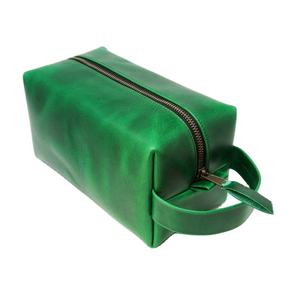 Neceser de viaje de cuero para hombre con logotipo personalizado de calidad, lavado cosmético, 2017 - Product Image 1