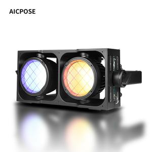 AICPOSE Precio de Fábrica 2x300w RGBW COB Blinder Light IP65 Impermeable Luz de Audiencia COB de 2 Ojos - Product Image 1