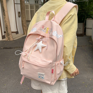 Japanese style ins creative niche minimalist versatile wear-resistant large capacity cute <b>backpack</b> - Product Image 2