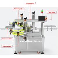 Máquina etiquetadora de esquinas automática SKILT para cajas pequeñas, aplicador de sellado de esquinas simples o dobles para líneas de embalaje