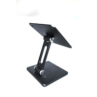 POS Pivotant Carte De Crédit Personnalisé Stand En Alliage D'aluminium Réglable Pos Tablette Stand Pos Stand pour 75*75MM Vesa