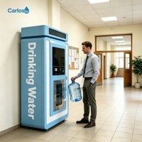 Distributeur d'eau à monnayeur avec support après-vente étendu, machine fiable pour l'école