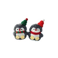 Porte-clés Pingouin en Peluche Dessin Animé Mignon, Pendentif de Sac à Dos, Breloque Décorative - Petit Cadeau pour Couples et Meilleurs Amis, Vente en Gros