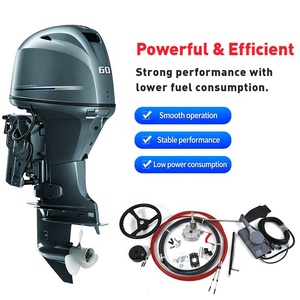 Nouveau moteur hors-bord à essence 60 CV 4 temps inclinable professionnel pour yachts et bateaux de pêche - Product Image 3