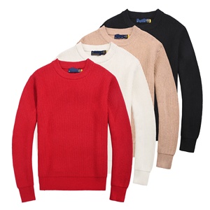 เสื้อถักขนสัตว์แบบสวมหัวคอกลมสำหรับผู้ชาย, ใหม่เสื้อสเวตเตอร์ลำลองแนวธุรกิจป้องกันการเปื้อนฤดูหนาวฤดูใบไม้ร่วง - Product Image 1