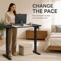AOR Board Design, Bureau électrique silencieux réglable en hauteur pour la maison, Bureau assis-debout pour l'apprentissage, Bureau de travail, Couleur personnalisable, Vente en gros usine