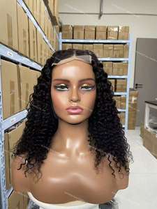 कुंवारी थोक मानव बाल विग सस्ते सीधे बोब पिक्सी कट बोब, 4x4 पानी की लहर बोब फीता के साथ - Product Image 4