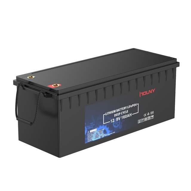 Houny 12V 150Ah Lithium Iron Phosphate LiFePO4 Deep Cycle Battery Built-in BMS Portable Rechargeable Lipo Battery Pack