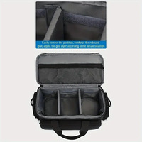 Sac de transport étanche personnalisé pour appareil photo, sacoche bandoulière portable grande capacité pour appareils photo reflex numériques et caméscopes d'extérieur
