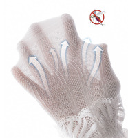 Chaussettes blanches en coton peigné à volants pour bébés filles nouveau-nés, jolies chaussettes à dentelle pour bébés