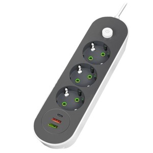Regleta de Enchufes con 4 Tomas Europeas y USB Tipo C de 2500W para Hogar, Oficina, Hotel y Viajes - Product Image 5