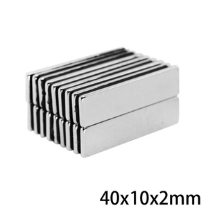 Bloque <span class=keywords><strong>de</strong></span> Imanes Cuadrados Superfuertes N35 NdFeB, Imán <span class=keywords><strong>de</strong></span> Tierras Raras Pequeño/Grande, 7x3x2.7mm Personalizable N35H - Product Image 1