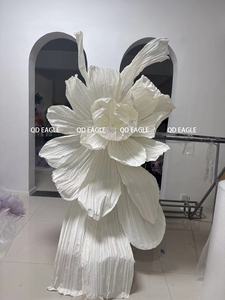 Giant Paper Flower Handmade Big Art Setups Indoor <strong>Wedding</strong> Event Shopping Mall <strong>Decorations</strong> - Product Image 3