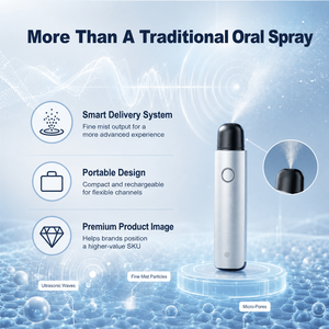 Luxsmile Electro Air Fresh, Spray Bucal Electrónico Antibacterial, Probiótico, Portátil, Refrescante para el Aliento, Elimina el Mal Olor - Product Image 4