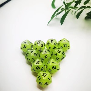 ลูกเต๋าเรืองแสง20ด้านอุปกรณ์ของเล่นคณิตศาสตร์ - Product Image 3