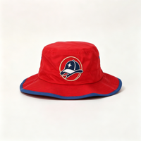 Chapeau Bob de Pêcheur en Polyester à Séchage Rapide de Haute Qualité, Large Bord, Vente en Gros, Sangle Réglable, pour Activités de Plein Air