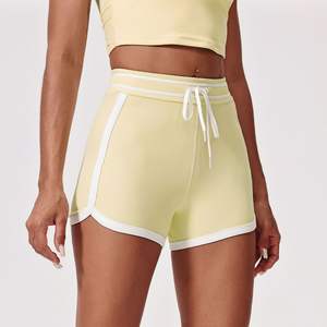 RUIQUWIN pantalones de Yoga adelgazantes de cintura alta para mujer transpirable diseño lateral sólido Levantamiento de cadera sin costuras secado rápido deportes al aire libre - Product Image 2