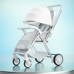 Cochecito de bebé bidireccional - ligero, con una vista impresionante. Adecuado para sentarse o acostarse. Cochecito de empuje manual para niños - Product Image 2