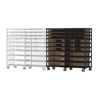 Cabinet pour reptiles en aluminium robuste de la série 45L 2.0, rack d'élevage pour serpents, geckos et dragons barbus