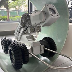 Robot d'inspection de canalisations industriel avec caméra PTZ, étanche IP68, câble de 200 m pour égouts et canalisations sans tranchée - Product Image 3