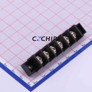 WJ35S-A-8.25-6P Barrier Terminal Block Through hole Component (THT),P=8.25mm Connector Two Sides 8.25mm 1x6P Straight Pin - Product Image 1