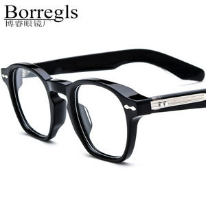 Borregls 아세테이트 안경테 여성 <span class=keywords><strong>2026</strong></span> 브랜드 디자인 스퀘어 안경테 남성 G-Dragon 광학 아이웨어 Jmm ZEPHIRINI - Product Image 1