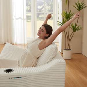 Canapé-lit paresseux sans armature, compressé sous vide, design moderne pour salon, ensemble de meubles, fauteuil inclinable individuel - Product Image 4