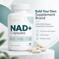 Capsules NAD Plus Marque Blanche 60 Unités – Soutient l'Énergie Cellulaire et le Système Immunitaire pour Adultes – OEM ODM