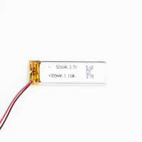 Vente chaude 501646 350mah Rechargeable Lipo Batterie Li Polymère 360mah 3.7v Sex Toys Batterie Lithium Ion Batteries pour Sex Toy